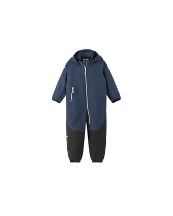 Salopeta pentru copii,  poliester/elastan, bleumarin/negru
