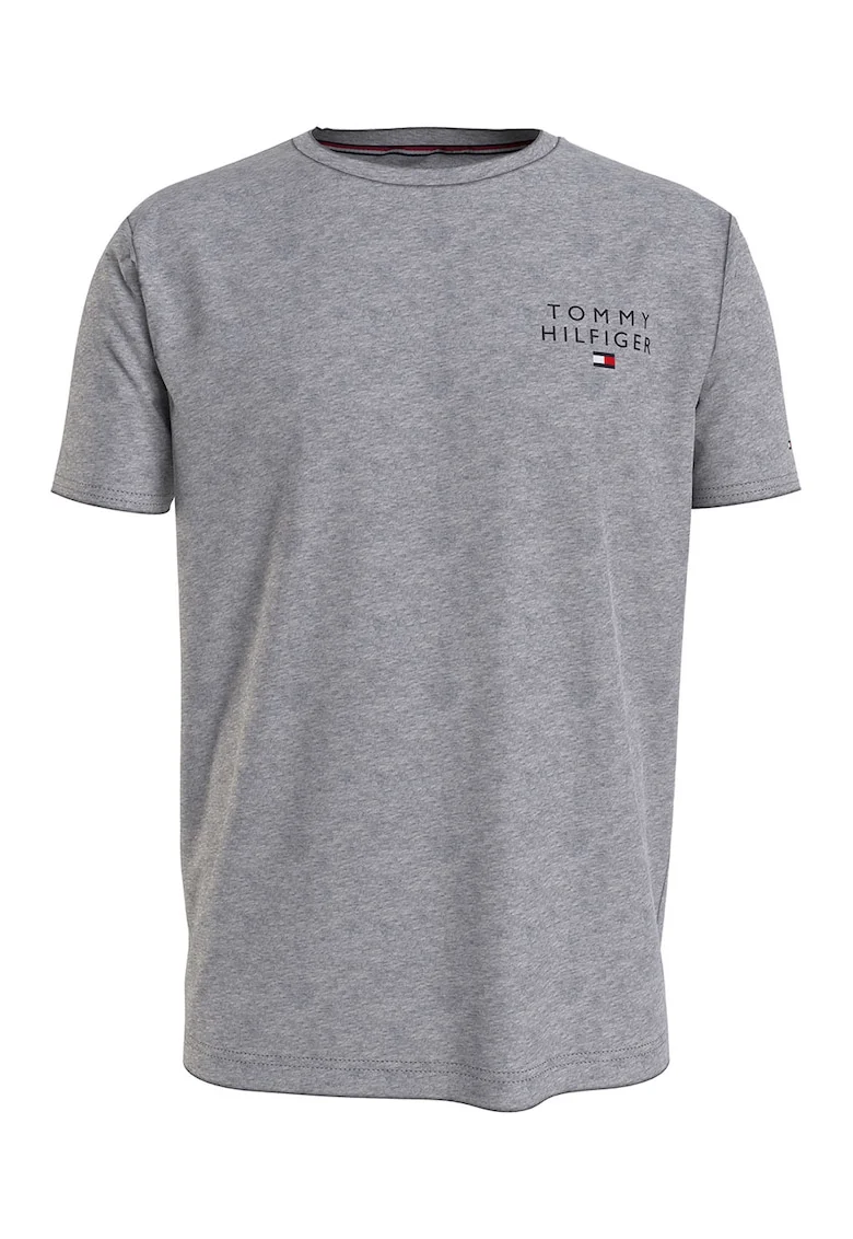 Tricou de casa din bumbac organic, Gri deschis