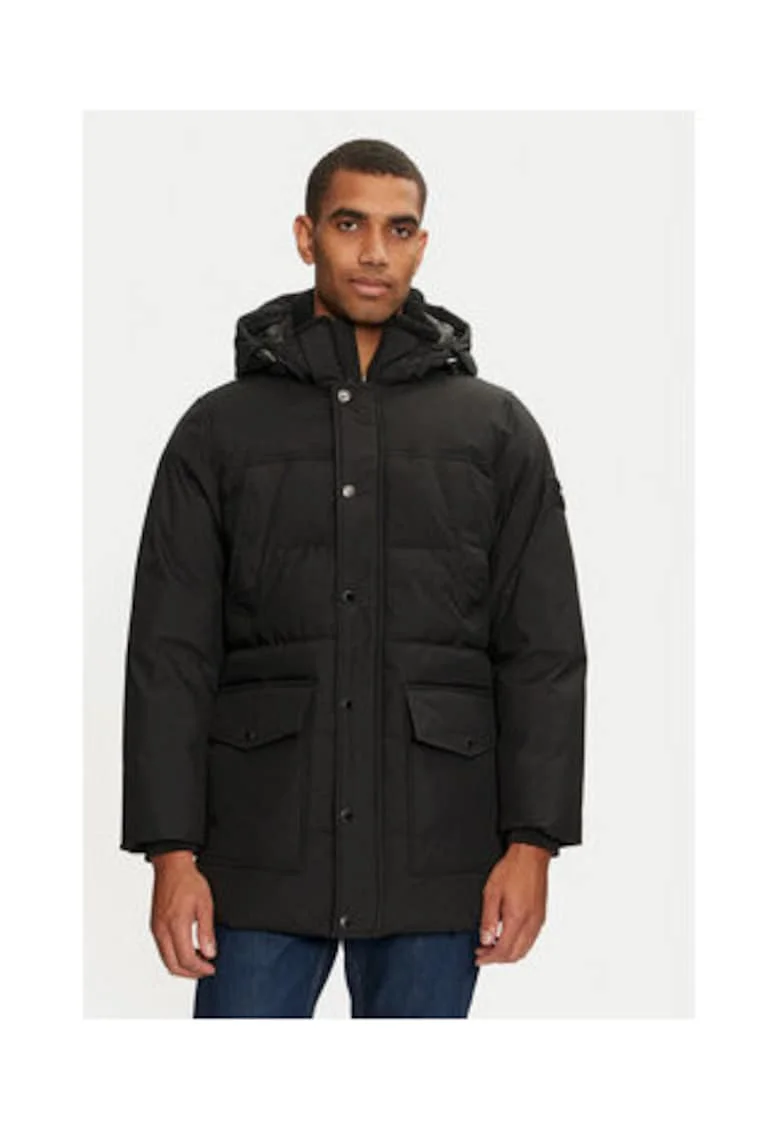Geaca de iarna barbati,  neagra, 100% poliamida,