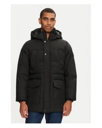 Geaca de iarna barbati,  neagra, 100% poliamida,