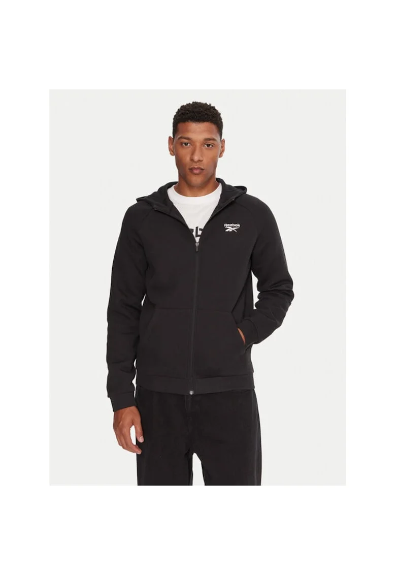 Hanorac sport barbati,  bumbac/poliester, negru