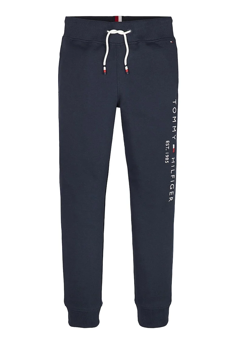 Pantaloni sport cu logo, Bleumarin