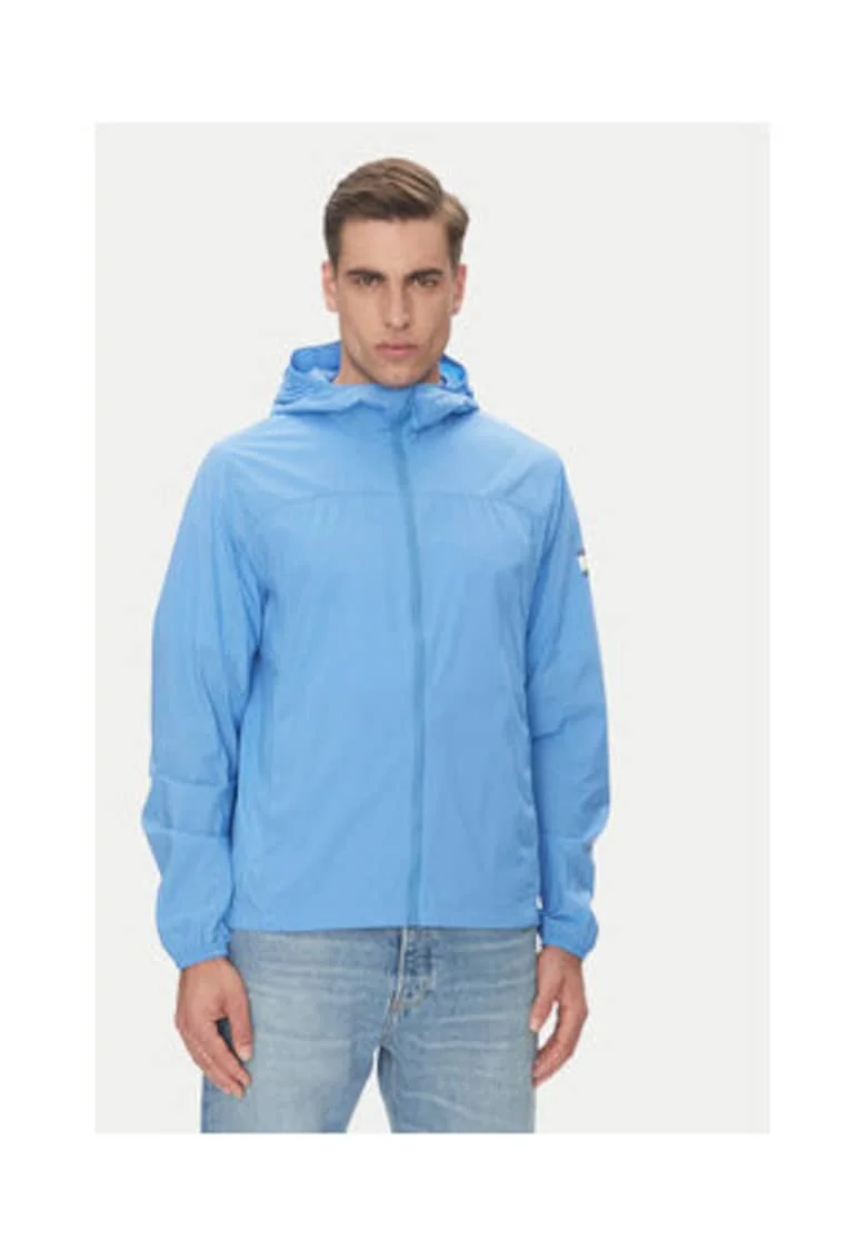 Geaca de tranzitie barbati,  albastru, 100% nailon reciclat