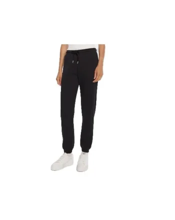 Pantaloni sport dama,  negru, bumbac 60%, poliester 40%