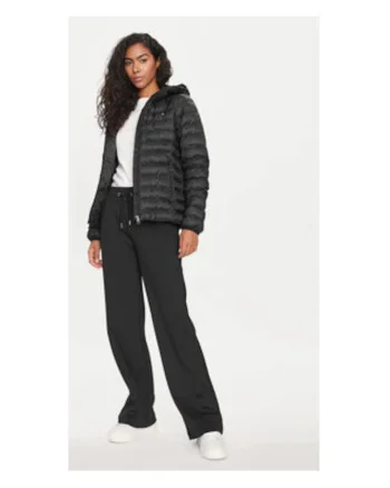 Geaca de tranzitie Dama,  Negru, 100% poliester reciclat,