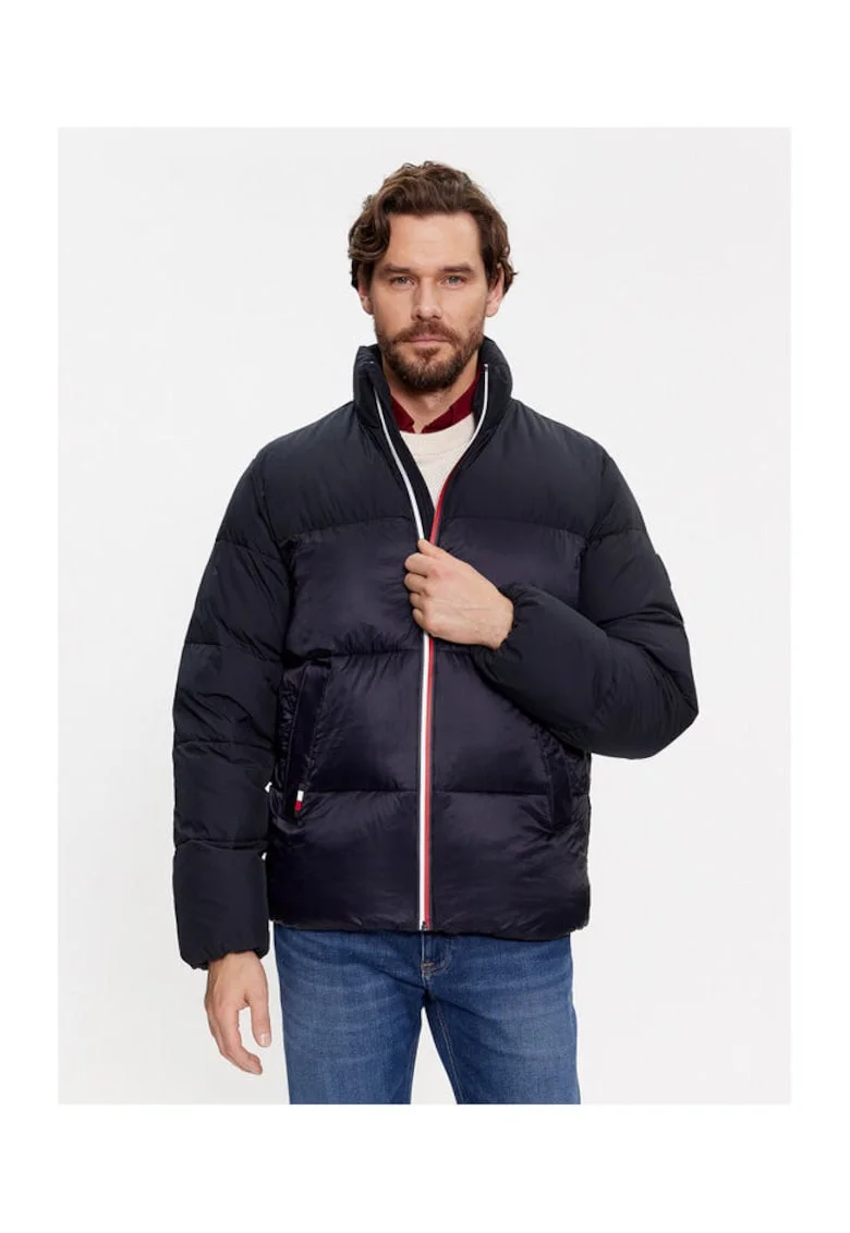 Geaca de iarna barbati,  bleumarin, 100% poliester,