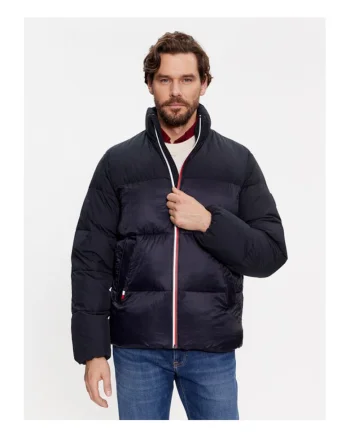 Geaca de iarna barbati,  bleumarin, 100% poliester,