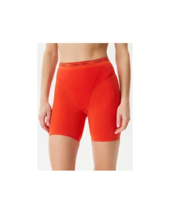 Pantaloni scurti sport dama,  portocaliu, elastan/poliamida/bumbac/poliester, Portocaliu