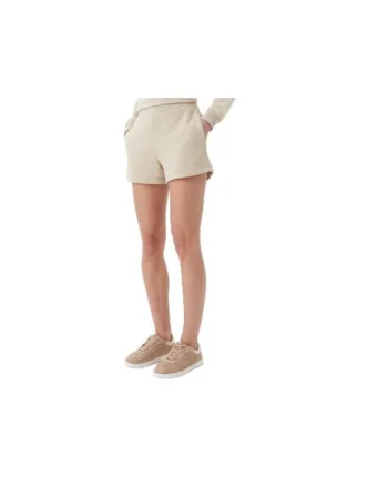 Pantaloni sport dama,  bej, 80% bumbac, 20% bumbac reciclat,