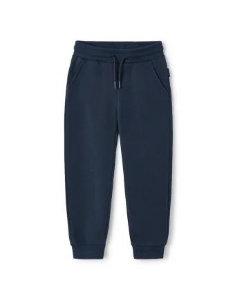Pantaloni de trening baieti,  bumbac, bleumarin, 98cm