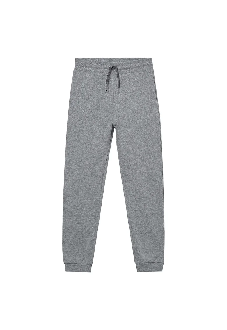 Pantaloni de trening baieti,  bumbac, gri, 140cm