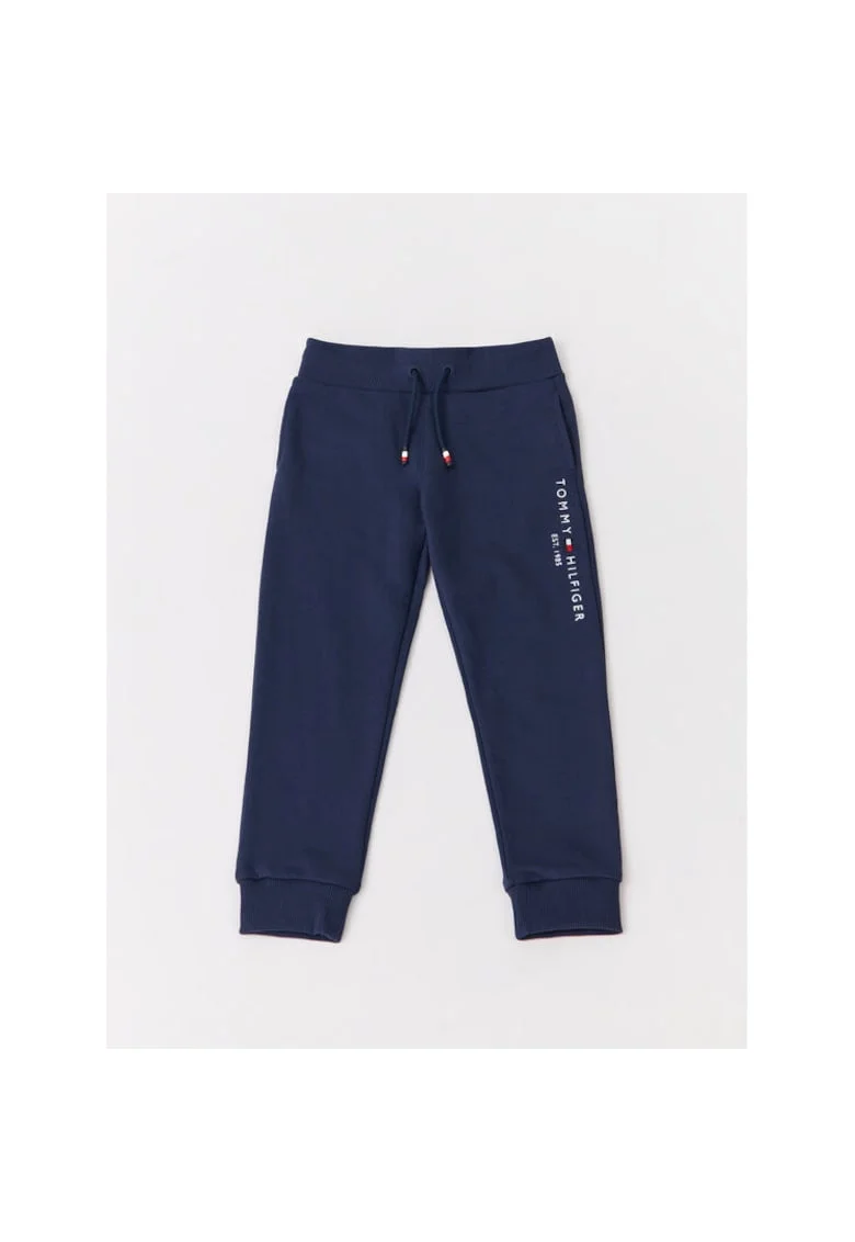 Pantaloni de trening baieti,  Bleumarin, 100% bumbac organic, 4 ani