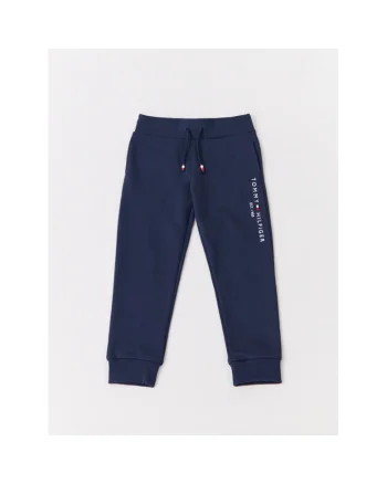 Pantaloni de trening baieti,  Bleumarin, 100% bumbac organic, 4 ani