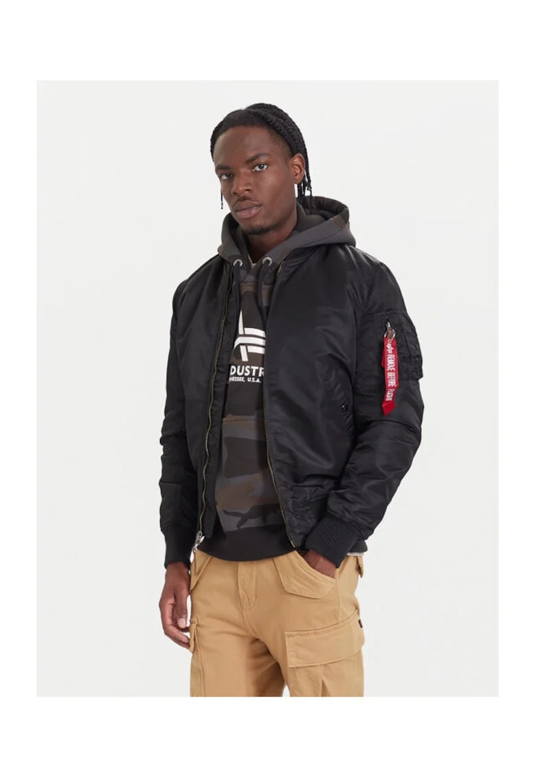 Geaca barbati,  168100 03, nylon, negru, Negru