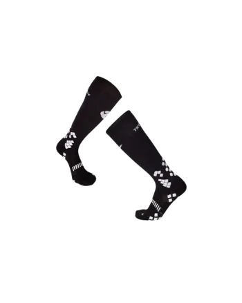 Sosete lungi de compresie pana la genunchi pentru activitati sportive, Negru