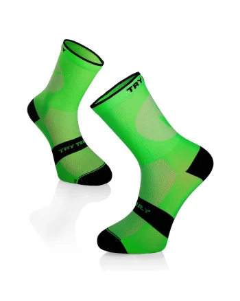 Sosete pentru ciclism CYCLING LIGHT SOCKS Verde Fluo