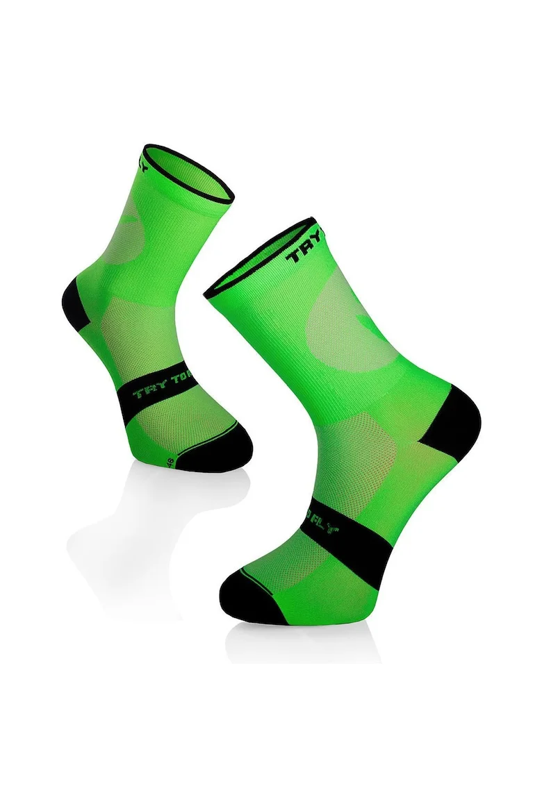 Sosete pentru ciclism CYCLING LIGHT SOCKS Fluo Green