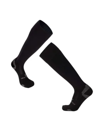 Sosete de fotbal lungi 3/4 - Negru