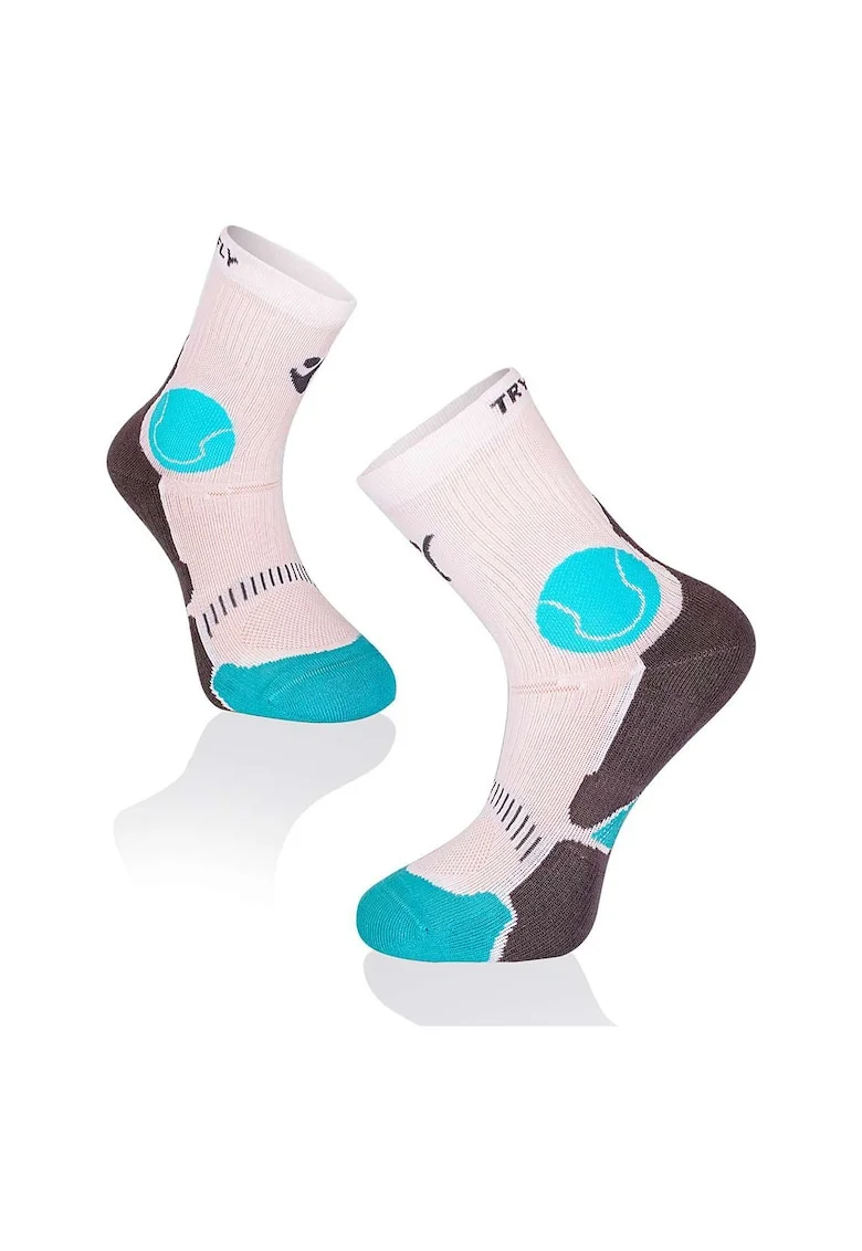 Sosete pentru tenis Fusion Alb,Multicolor