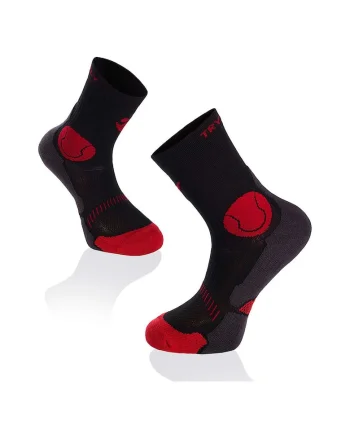 Sosete pentru tenis Fusion Negru Rosu.