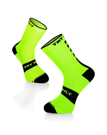 Sosete pentru ciclism CYCLING SOCKS Fluo Yellow