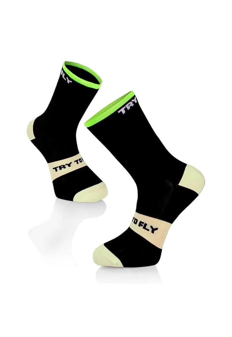Sosete pentru ciclism CYCLING SOCKS Meryl® Skinlife Black-White