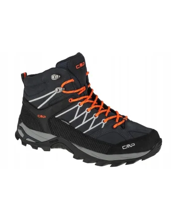 Pantofi de trekking,  Rigel Mid 3Q12947-73UC, Negru/Portocaliu