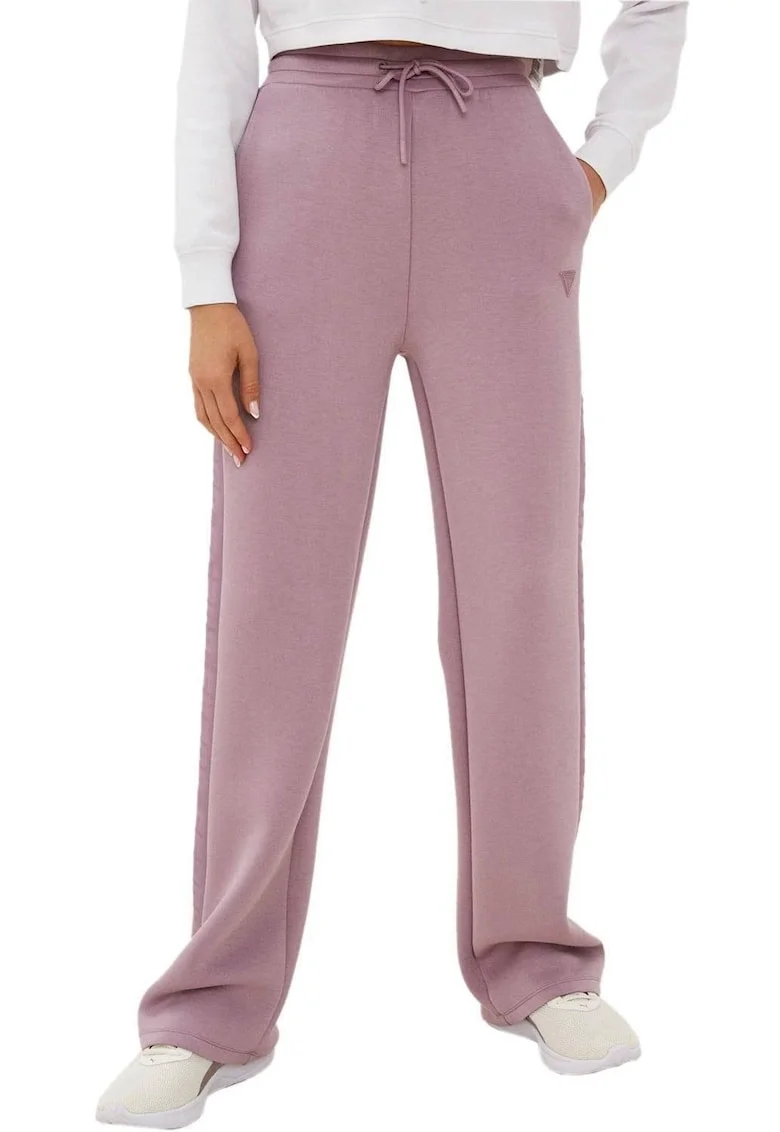 Pantaloni sport dama,  Viscoza/Poliamida, Mov, Mov