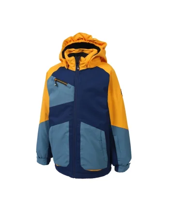 Jacheta sport copii,  Impermeabila, Poliester, Multicolor,