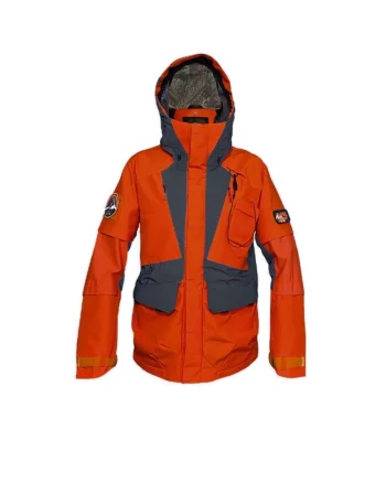 Jacheta de schi  Alpine Satellite, impermeabila, rezistenta la vant, portocalie, poliamida/spandex,