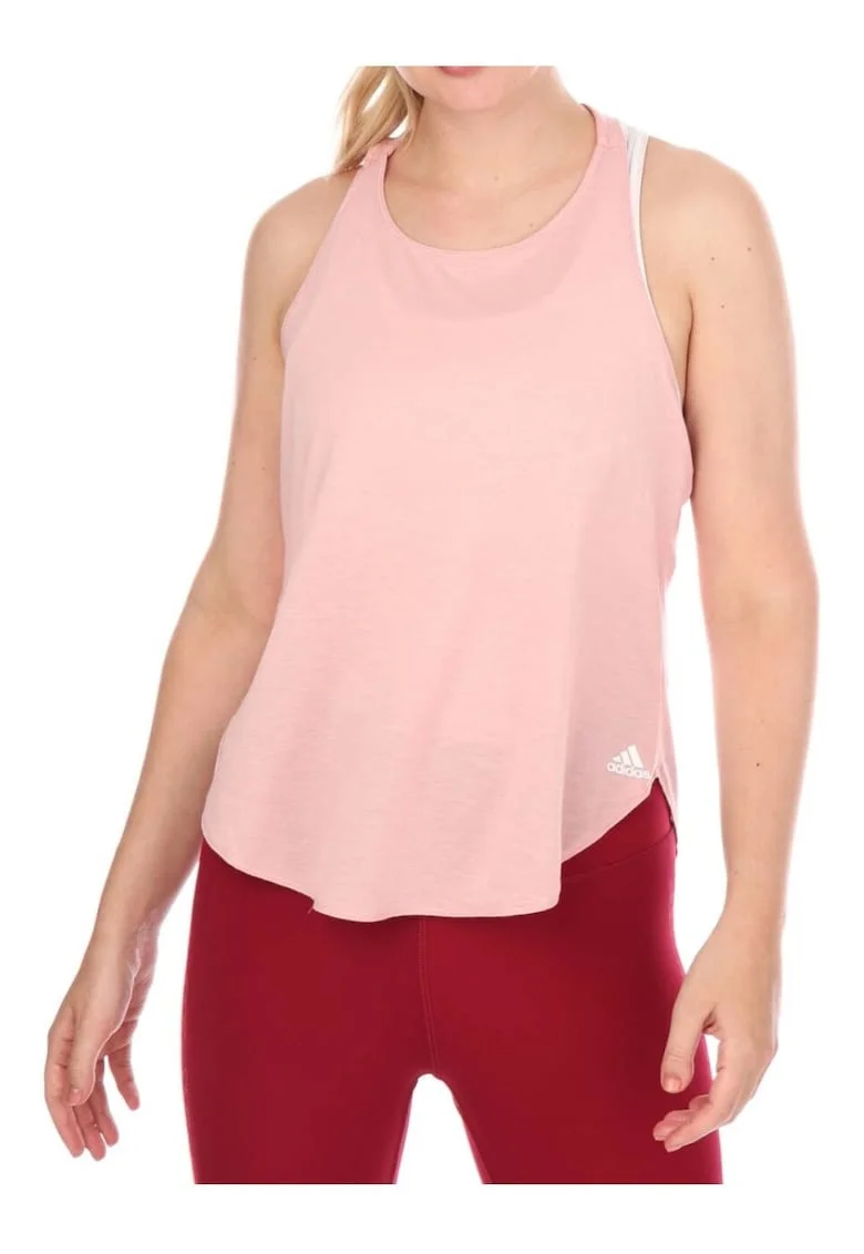 Tricou sport,  Go To Tank 2.0, respirabil, roz, poliester