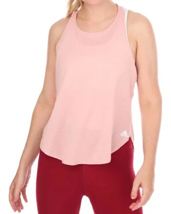 Tricou sport,  Go To Tank 2.0, respirabil, roz, poliester