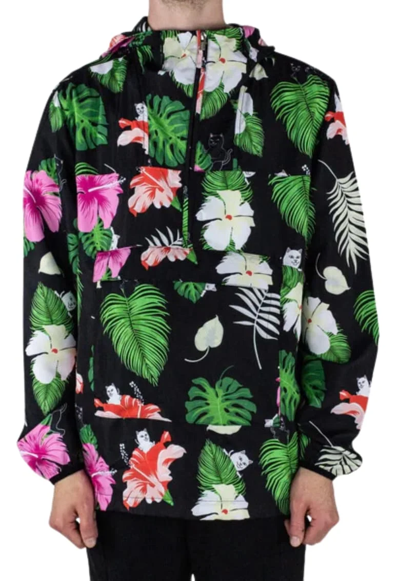 Geaca unisex  model Maui Nerm floral, poliester, multicolor,