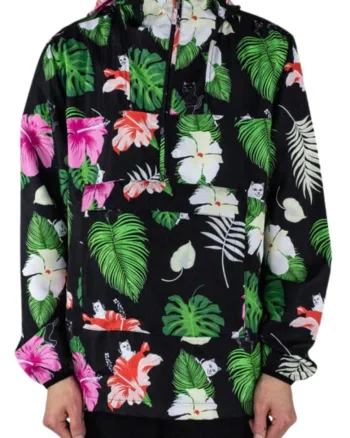 Geaca unisex  model Maui Nerm floral, poliester, multicolor,