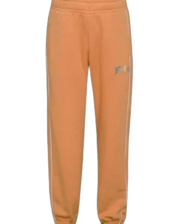 Pantaloni de trening largi copii  BERSTELAND portocaliu