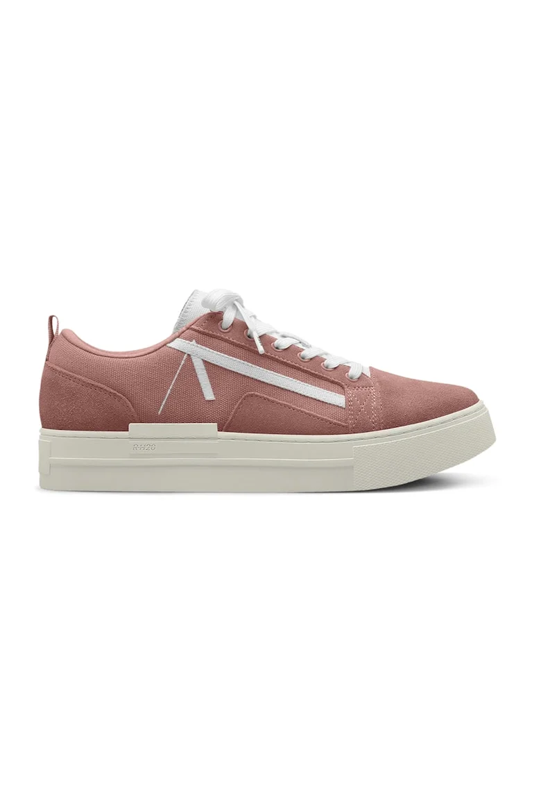 Pantofi sport dama,  Piele naturala/Textil, Roz, Roz
