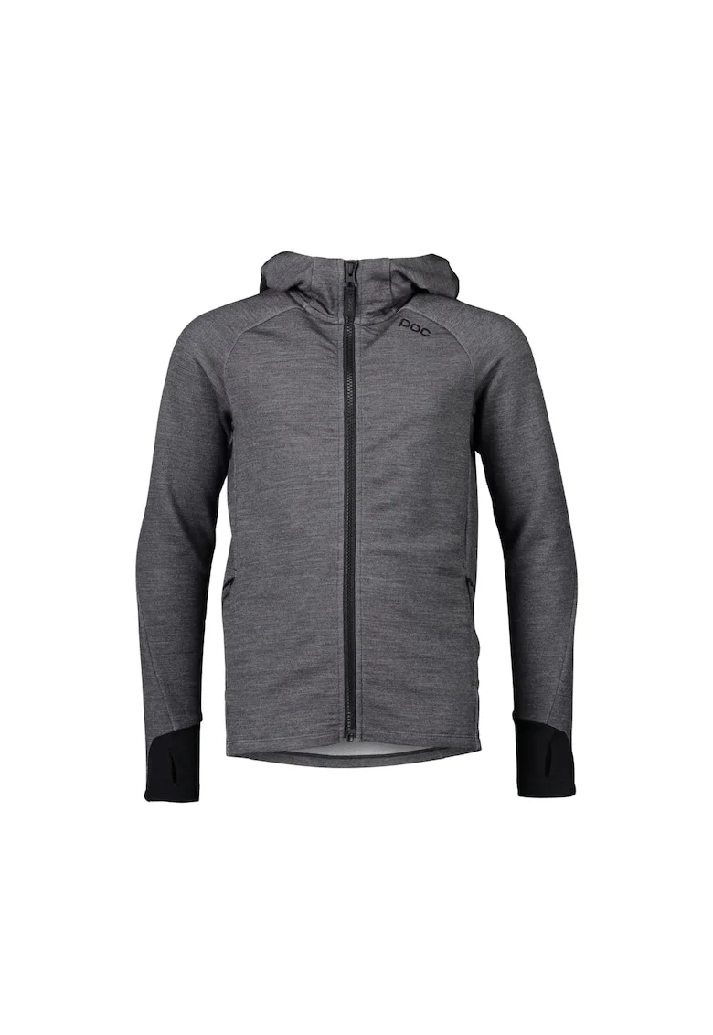Hanorac sport copii,  lana, gri,