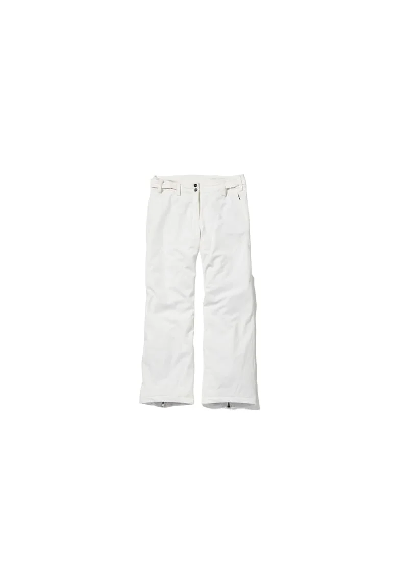 Pantaloni de ski dama  Opal, Poliester, Alb,