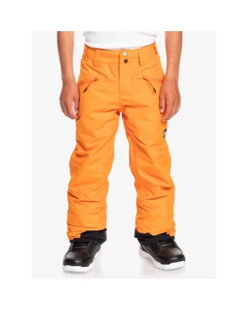 Pantaloni de schi baieti,  PoliesterPortocaliu