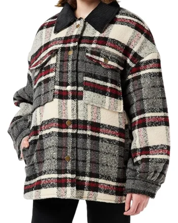 Jacheta dama,  Lana/Nylon, Multicolor,