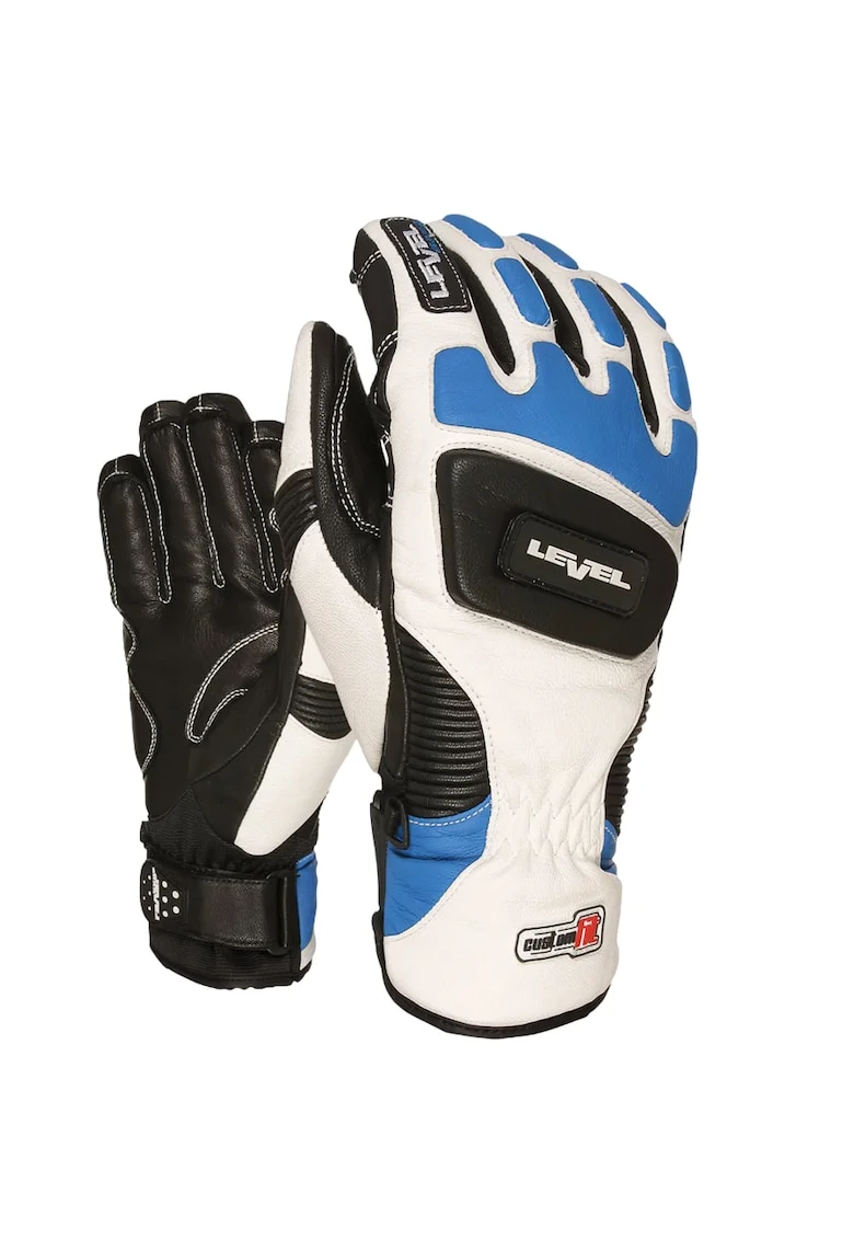 Manusi schi barbati, Level, Impermeabile, Piele naturala, Multicolor,