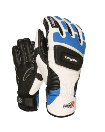 Manusi schi barbati, Level, Impermeabile, Piele naturala, Multicolor,