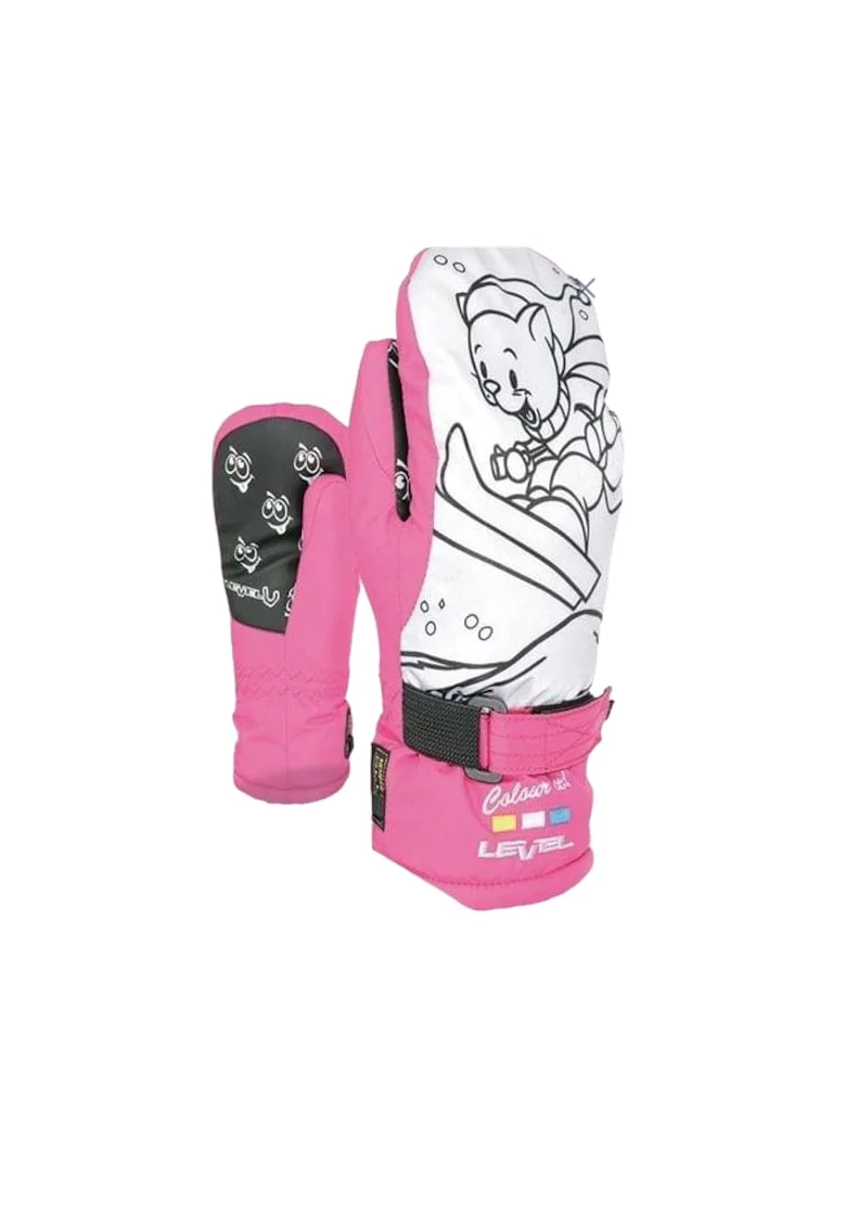 Manusi de sport pentru copii Level Pop-Art, Poliester, Rosa 146 cm