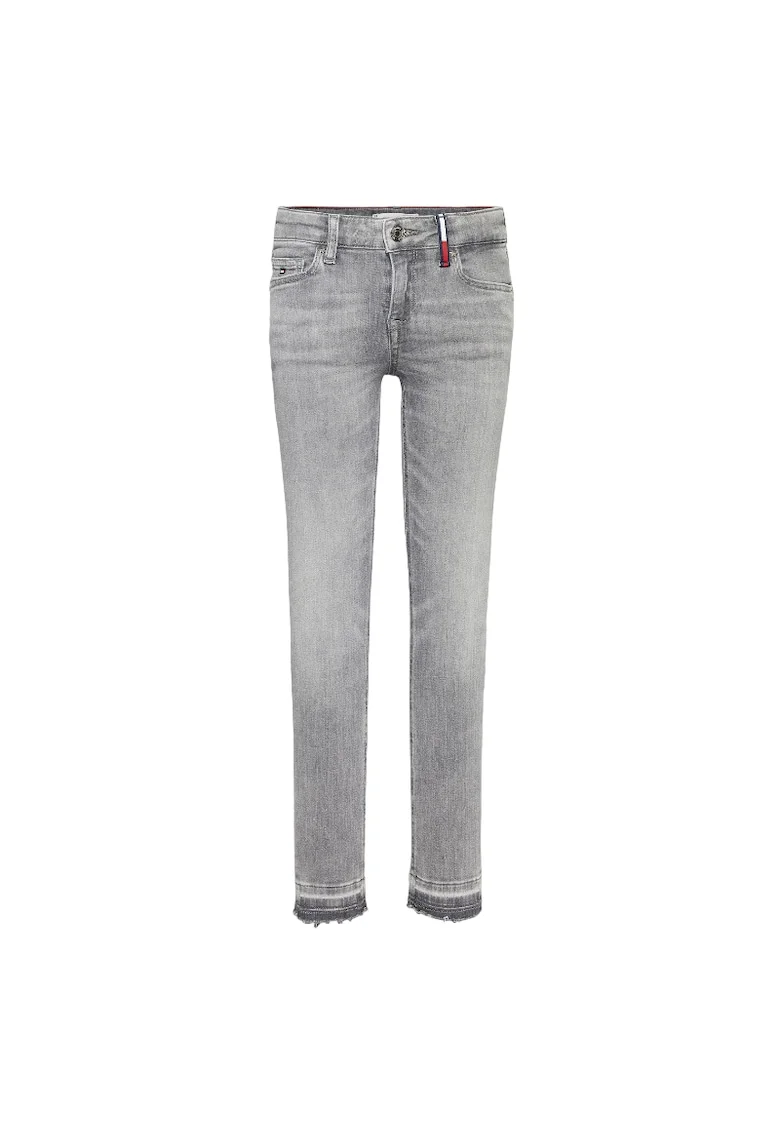 Pantaloni copii,  Textil, Gri, 128cm, 8+