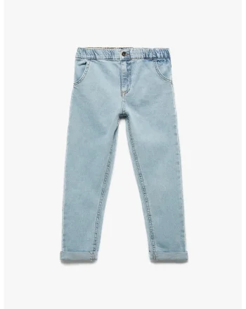 Blugi relaxed-fit cu buzunare, Albastru deschis