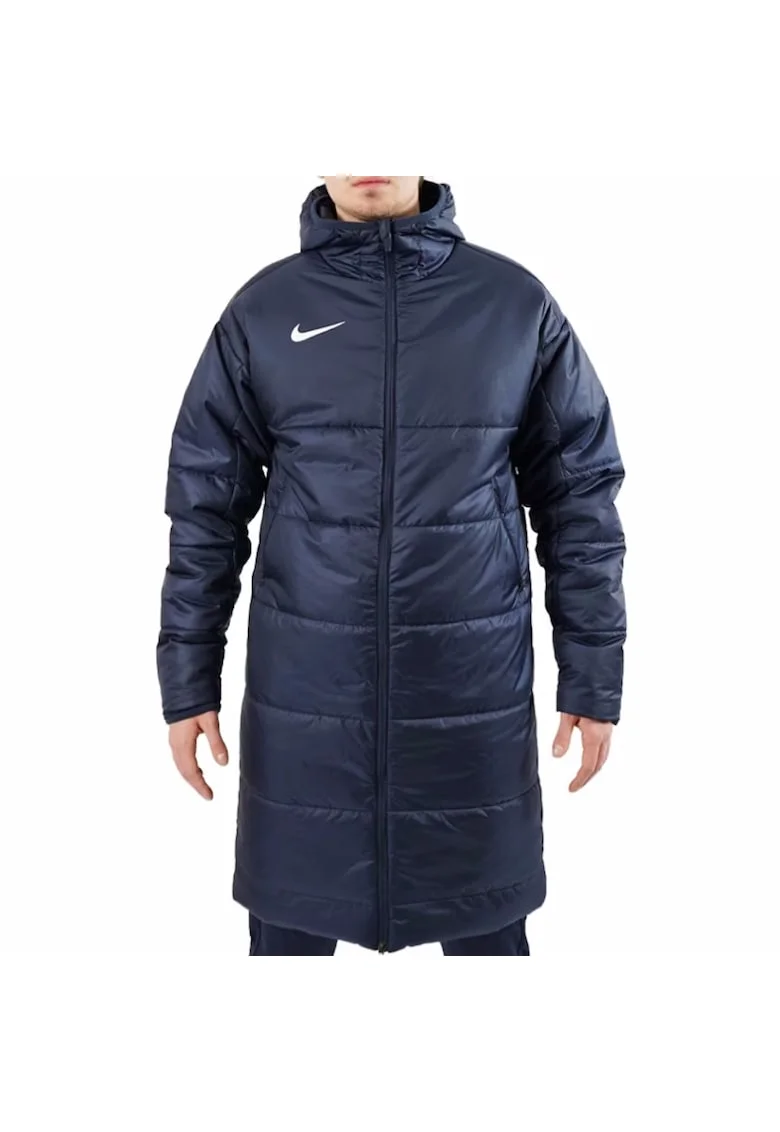Geaca lunga pentru fotbal Therma-Fit Academy Pro, Bleumarin