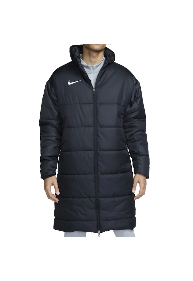 Geaca lunga pentru fotbal Therma-Fit Academy Pro, Negru