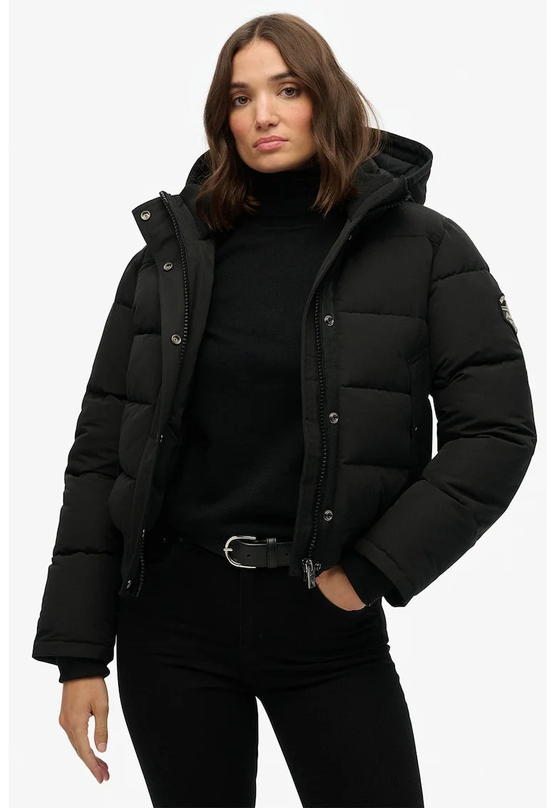 Geaca bomber cu vatelina Everest, Negru