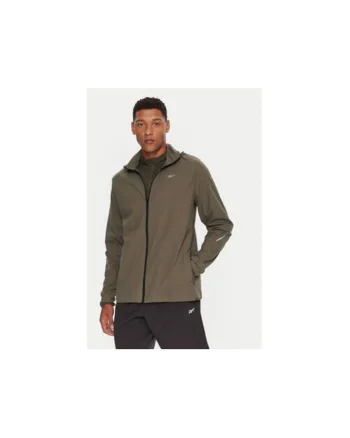 Jacheta sport barbati,  verde, poliamida si elastan,
