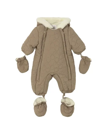 Salopeta pentru copii,  unisex, poliester, bej,